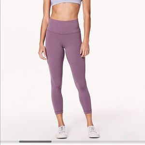 NWT PURPLE PASTEL WUNDER UNDER LULULEMON LEGGINGS